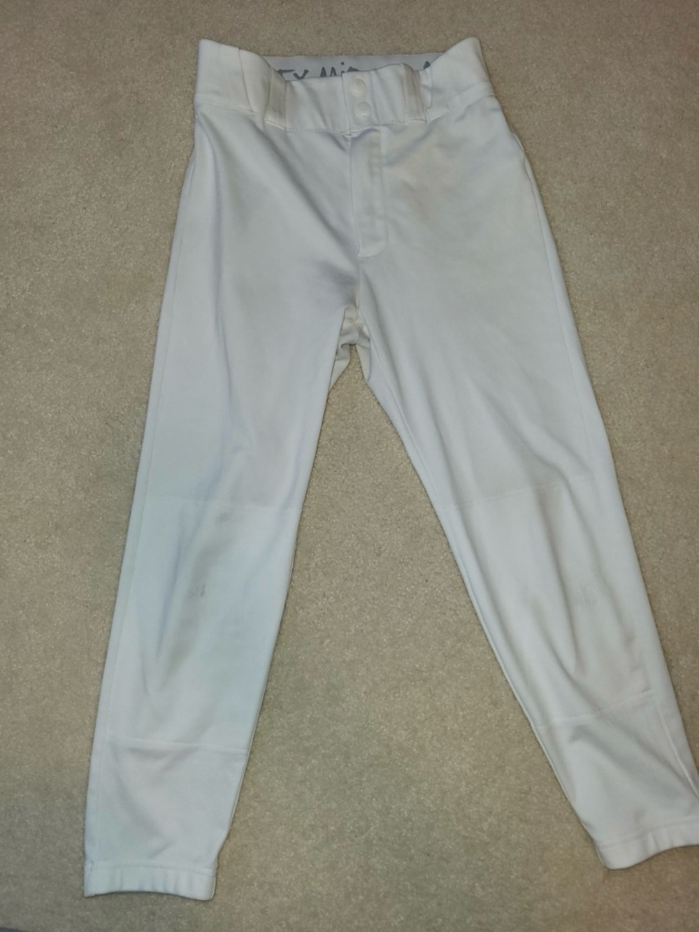 Dirty Mids White Baseball Pants Men’s Size Small - READ Description